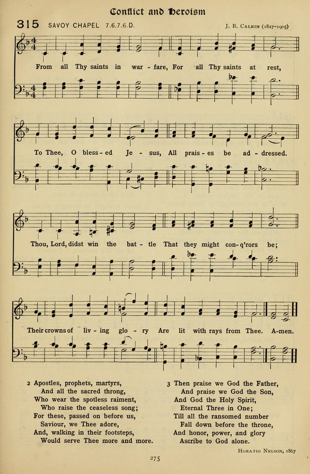 The Hymnal of Praise page 276