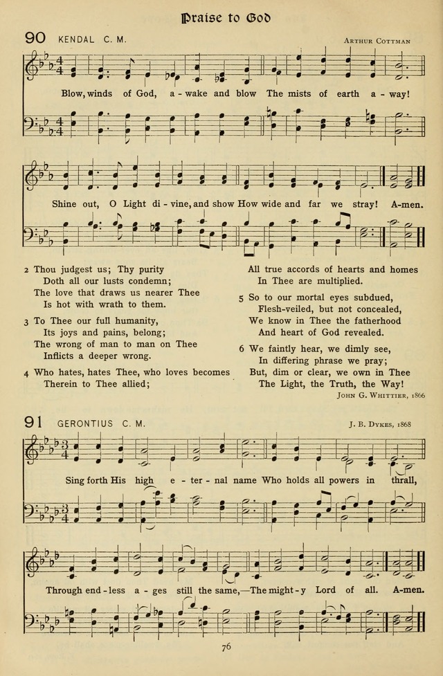 The Hymnal of Praise page 77