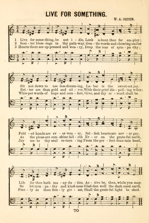 Hours of Singing: a collection of new music for juvenile classes, public schools, seminaries and the home circle page 70