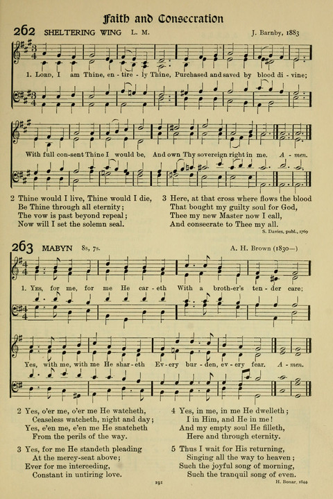 Hymns of Worship and Service: (12th ed.) page 191