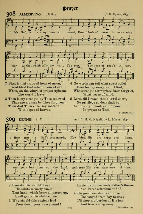 Hymns of Worship and Service: (12th ed.) page 223