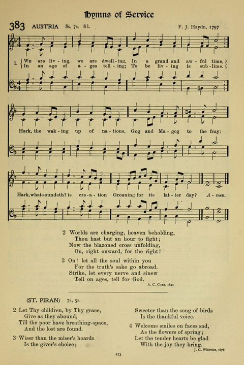 Hymns of Worship and Service: (12th ed.) page 273