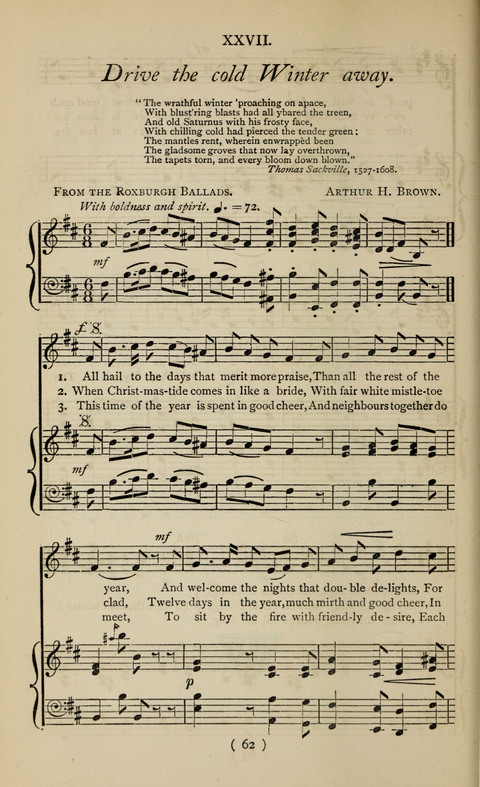 In Excelsis Gloria: Carols from Christmastide page 62