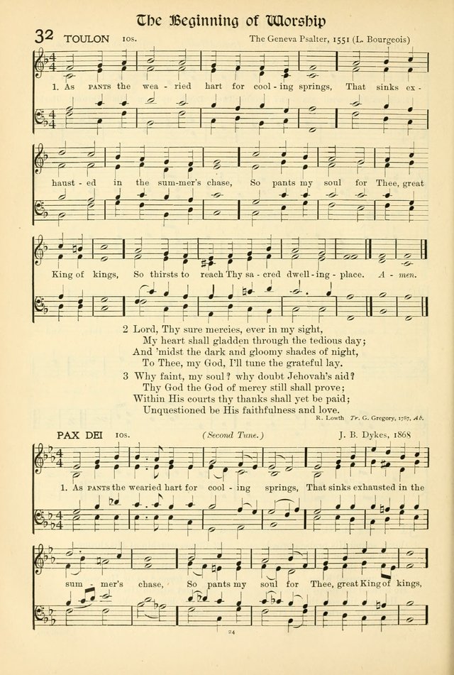 In Excelsis: hymns with tunes for Christian worship page 24