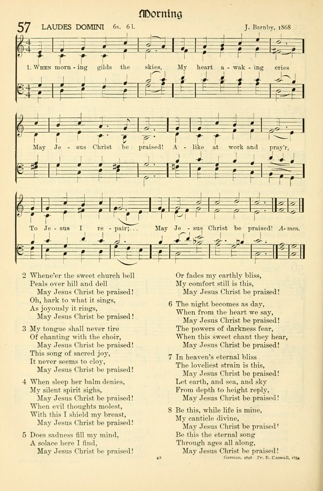 In Excelsis: hymns with tunes for Christian worship page 42