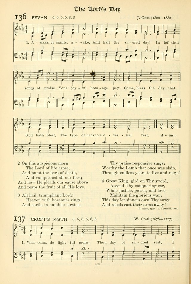 In Excelsis: Hymns with Tunes for Christian Worship. 7th ed. page 110