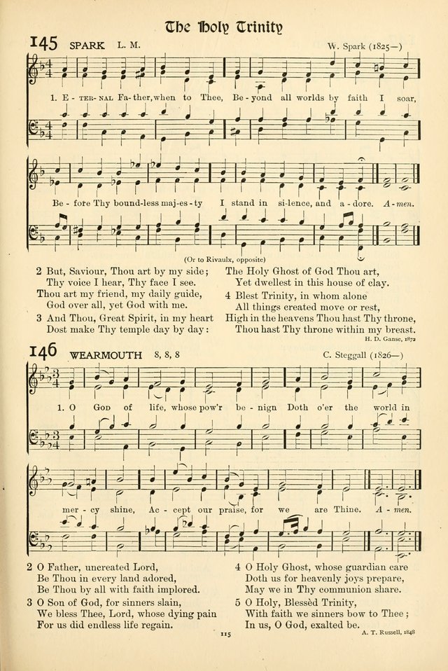 In Excelsis: Hymns with Tunes for Christian Worship. 7th ed. page 117