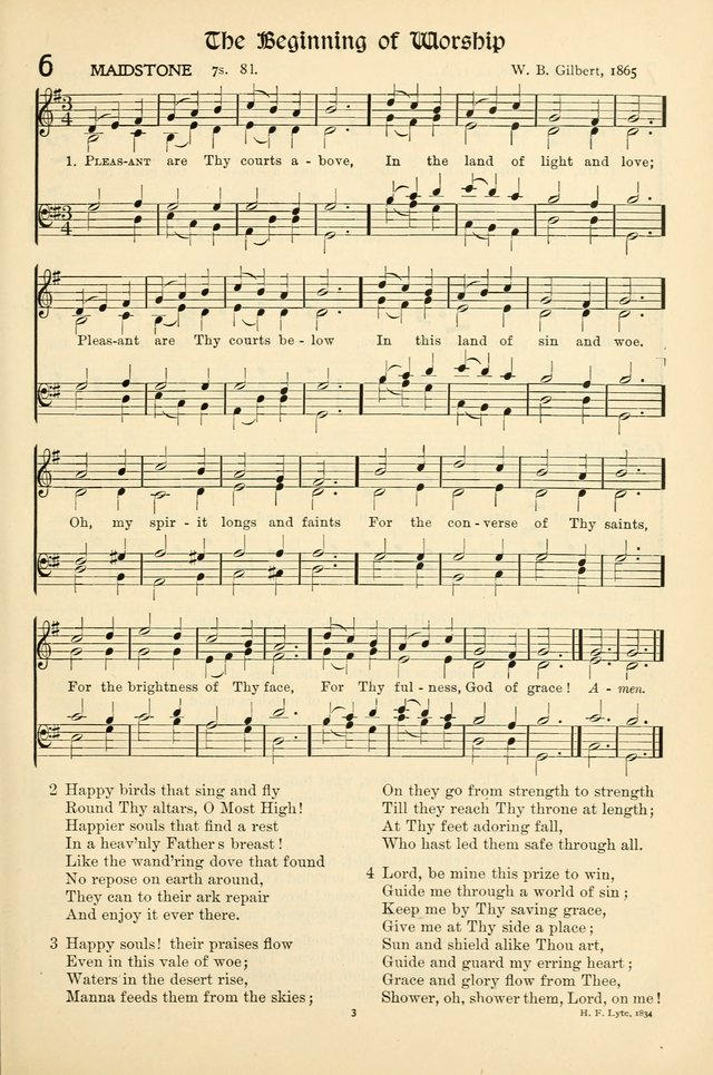 In Excelsis: Hymns with Tunes for Christian Worship. 7th ed. page 3