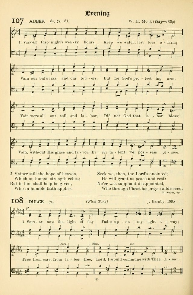 In Excelsis: Hymns with Tunes for Christian Worship. 7th ed. page 86
