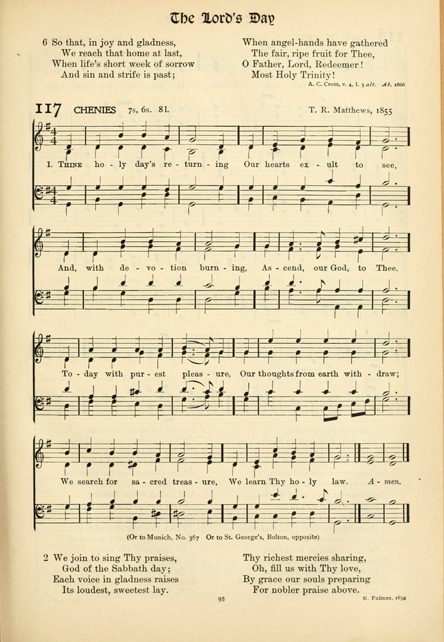 In Excelsis: Hymns with Tunes for Christian Worship. 7th ed. page 97