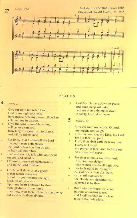 The Irish Presbyterian Hymnbook page 5