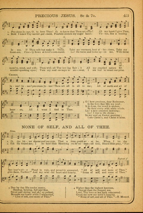 International Song Service: with gems rom fifty authors page 43