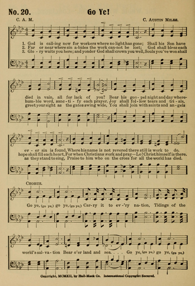 Ideal Sunday School Hymns page 20