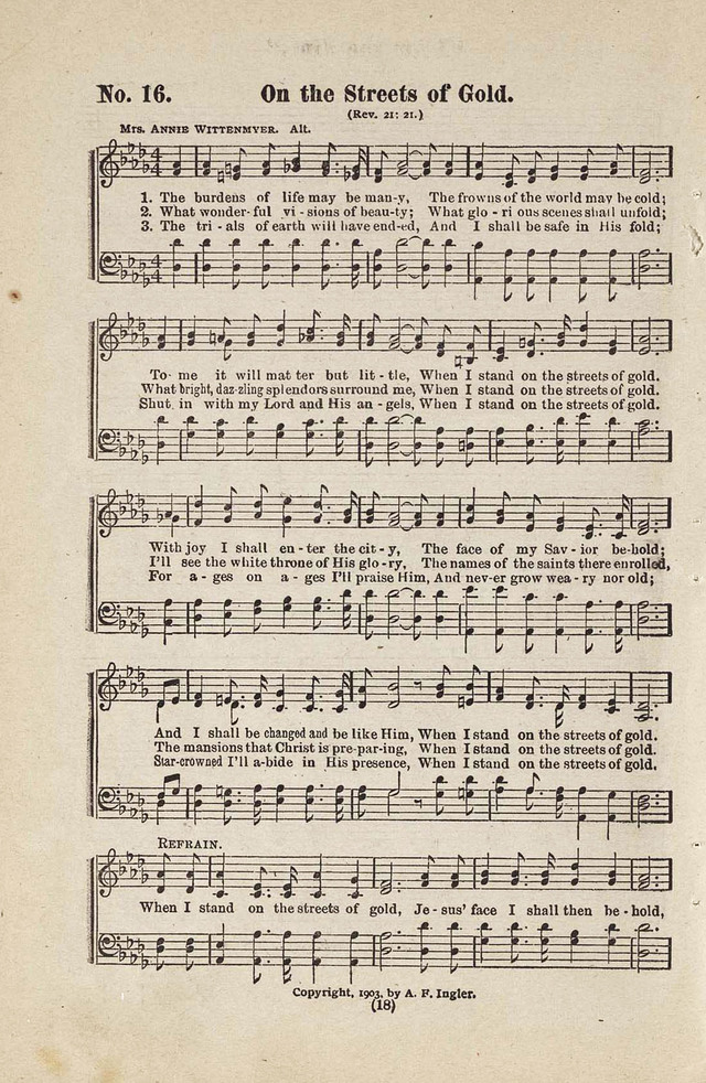 The Joy Bells of Canaan or Burning Bush Songs No. 2 page 16