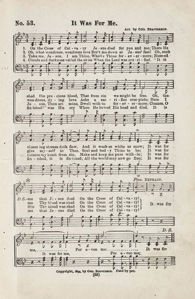 The Joy Bells of Canaan or Burning Bush Songs No. 2 page 53