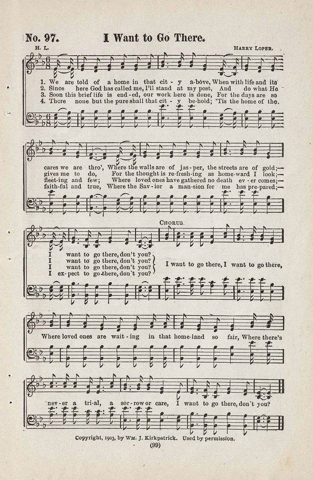 The Joy Bells of Canaan or Burning Bush Songs No. 2 page 97