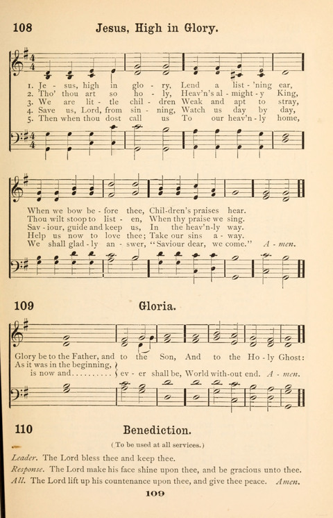 The Junior Hymnal page 109