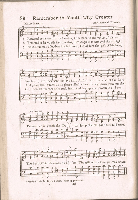 Junior Hymns page 40