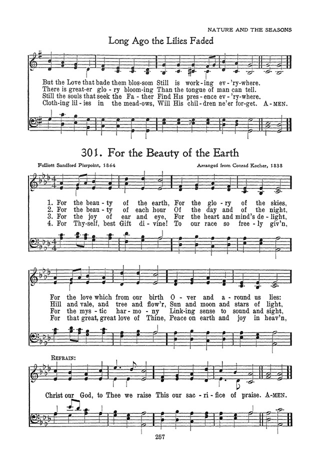 The Junior Hymnal, Containing Sunday School and Luther League Liturgy and Hymns for the Sunday School page 257