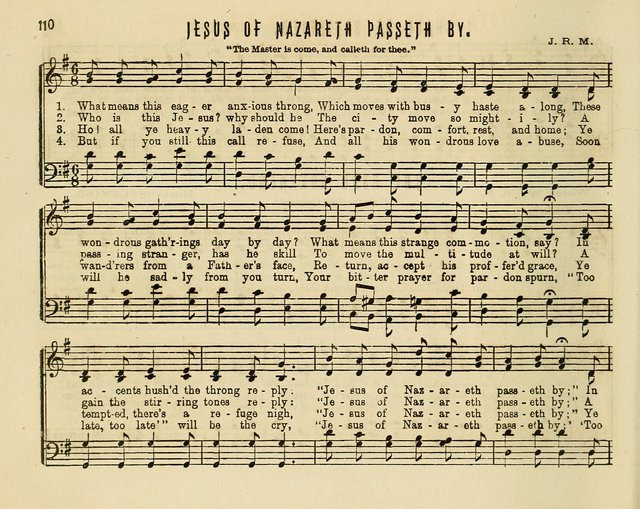 Joyful Songs: a choice collection of new Sunday School music page 110