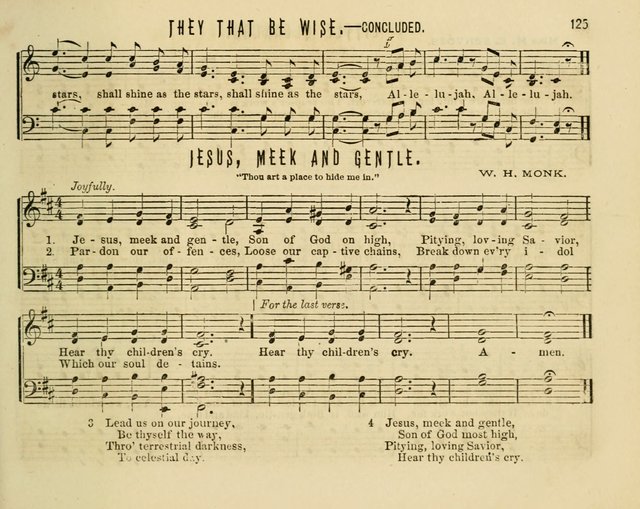 Joyful Songs: a choice collection of new Sunday School music page 125