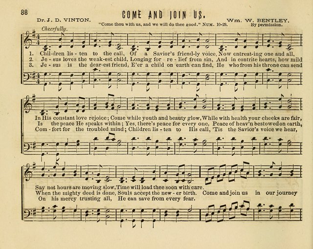 Joyful Songs: a choice collection of new Sunday School music page 88