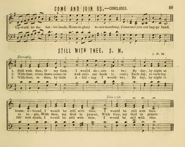 Joyful Songs: a choice collection of new Sunday School music page 89