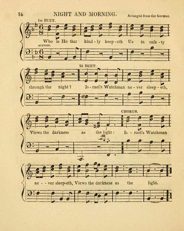 Juvenile Songs: religious, moral and sentimental, with brief exercises, adapted to the purposes of primary instruction page 64