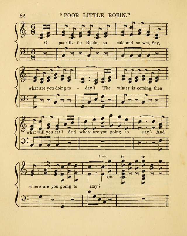Juvenile Songs: religious, moral and sentimental, with brief exercises, adapted to the purposes of primary instruction page 82