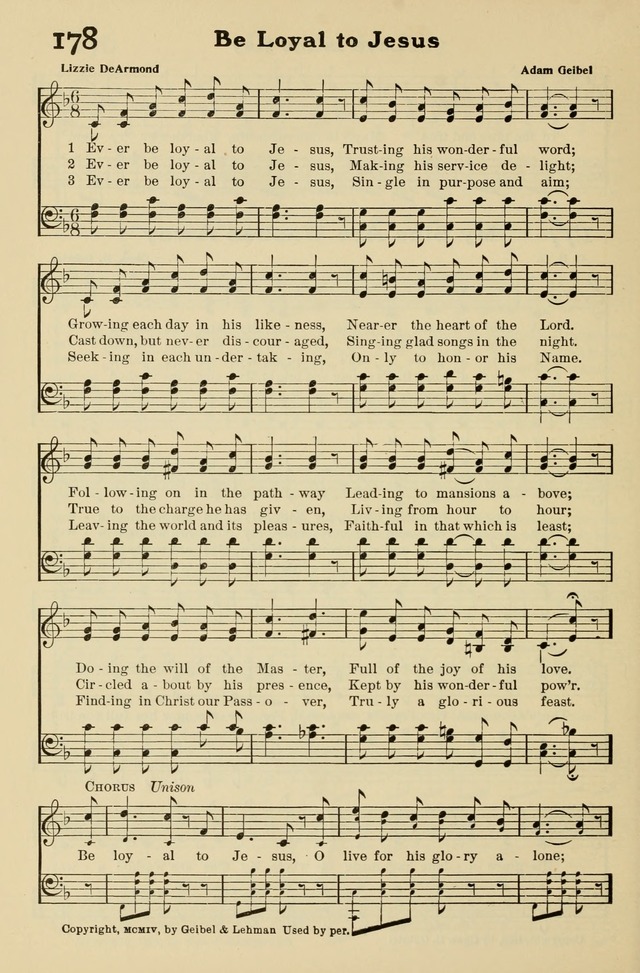 Jubilant Voices for Sunday Schools and Devotional Meetings page 181