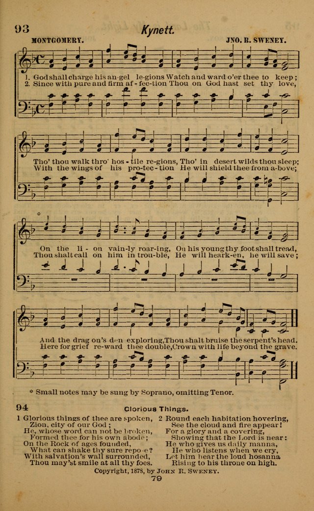 Joy to the World: or, sacred songs for gospel meetings page 79