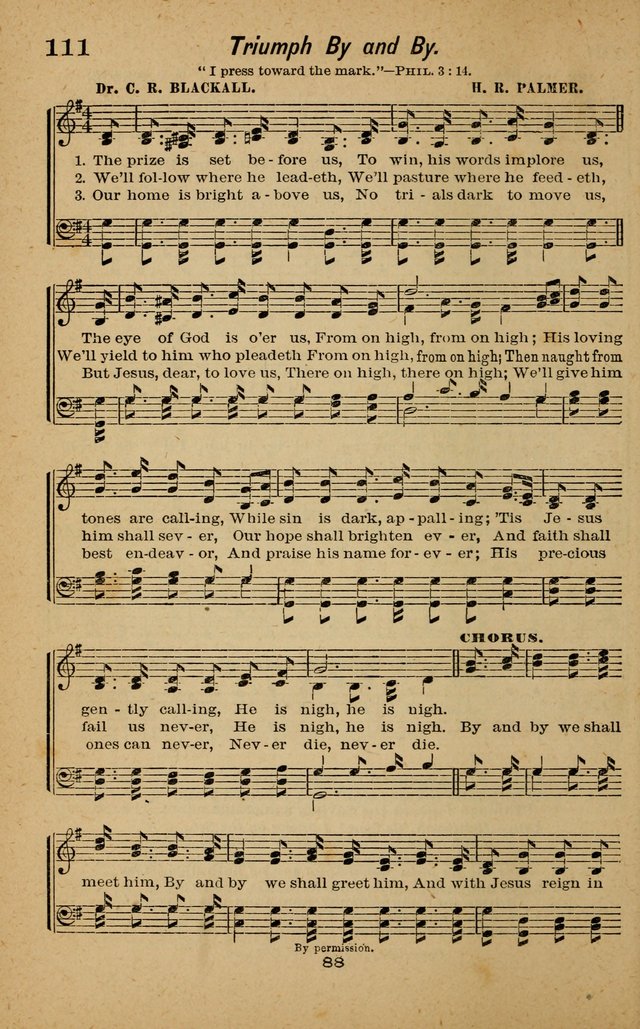 Joy to the World: or, sacred songs for gospel meetings page 88