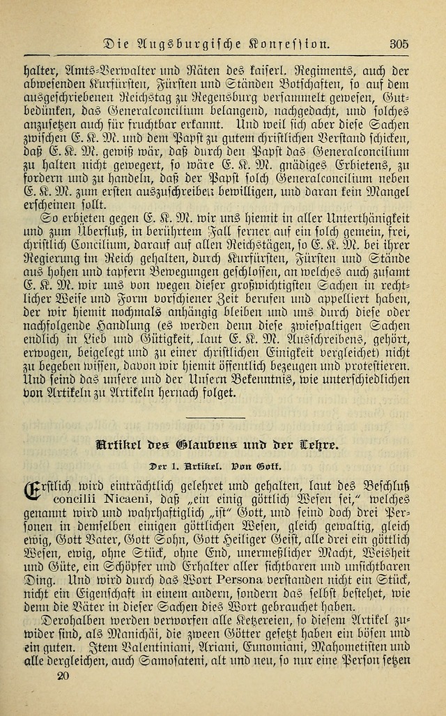 Kirchenbuch für Evangelisch-Lutherische Gemeinden page 305