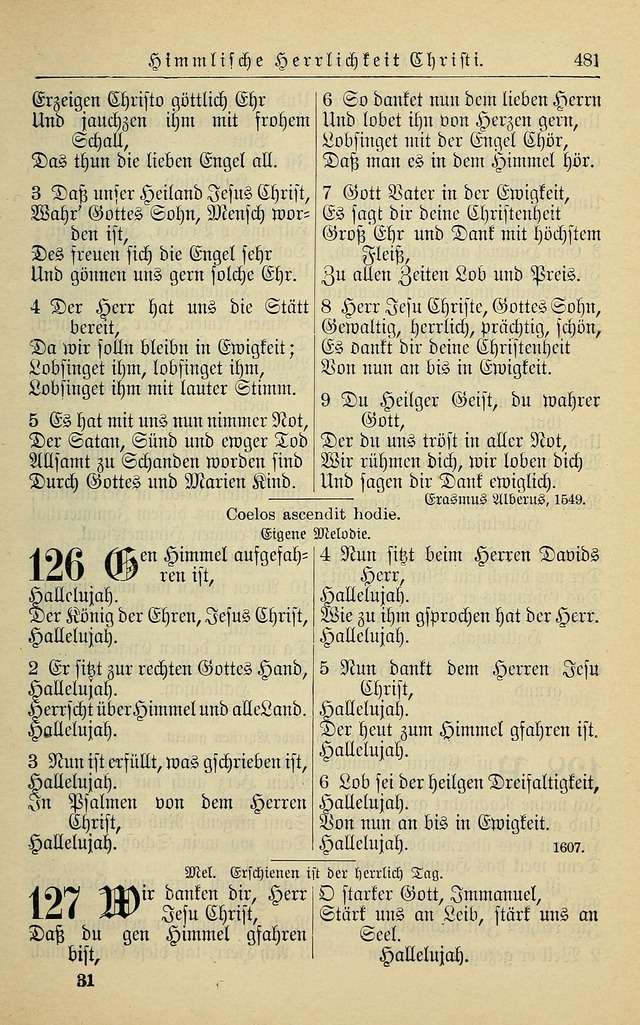 Kirchenbuch für Evangelisch-Lutherische Gemeinden page 481