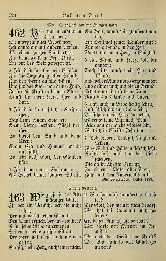 Kirchenbuch für Evangelisch-Lutherische Gemeinden page 720