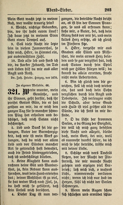 Kirchen-Gesangbuch: für Evangelisch-Lutherische Gemeinden ungeänderter Aubsburgischer Confession page 203