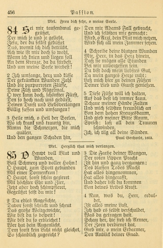 Kirchenbuch für Evangelisch-Lutherische Gemeinden page 456