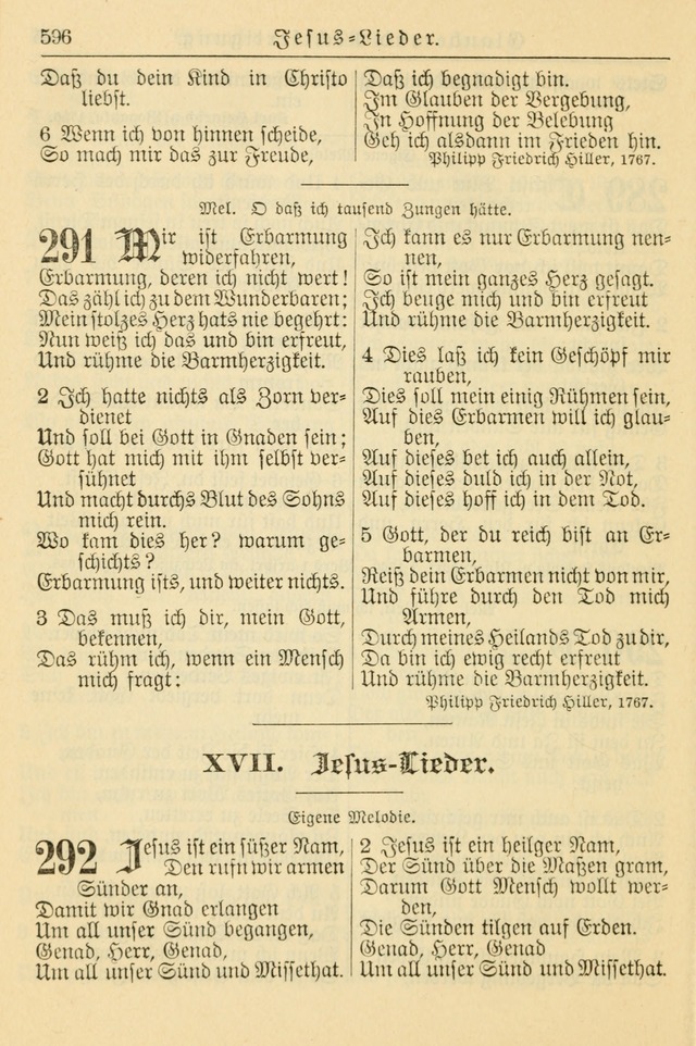 Kirchenbuch für Evangelisch-Lutherische Gemeinden page 596