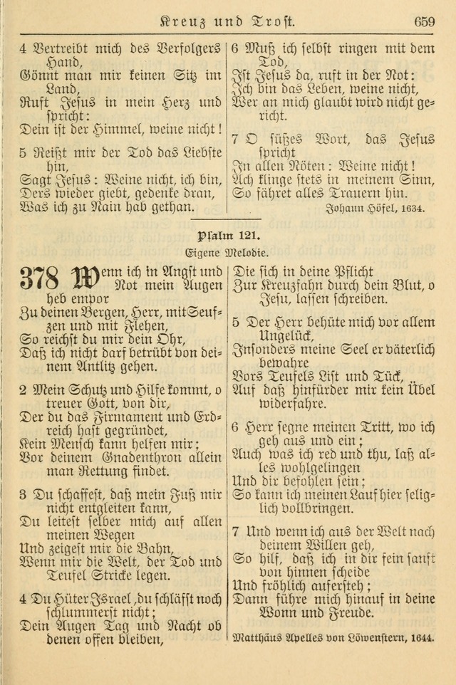 Kirchenbuch für Evangelisch-Lutherische Gemeinden page 659
