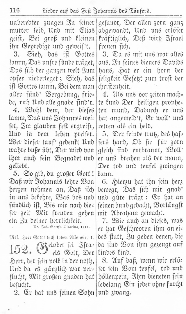 Kirchen-Gesangbuch: für Evangelisch-Lutherische Gemeinden page 116