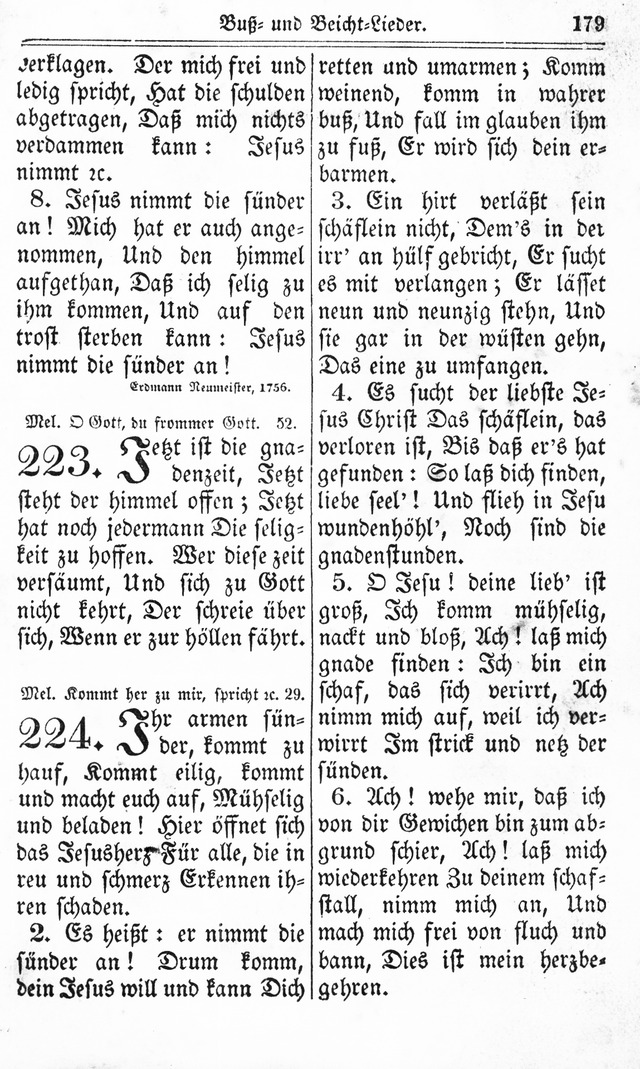 Kirchen-Gesangbuch: für Evangelisch-Lutherische Gemeinden page 179