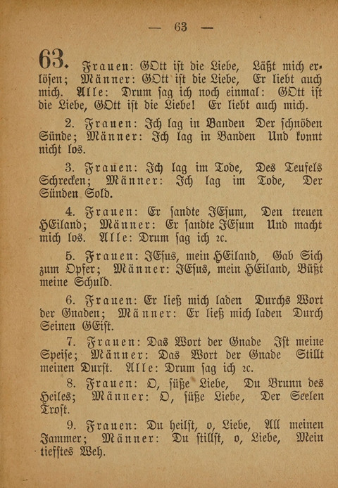 Kropper Gesang- und Liederbuch: (4. ed) page 63