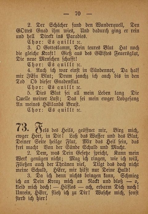 Kropper Gesang- und Liederbuch: (4. ed) page 70