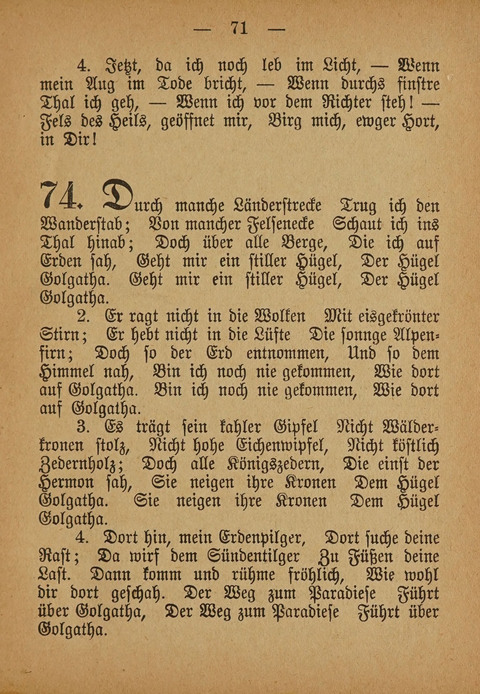 Kropper Gesang- und Liederbuch: (4. ed) page 71