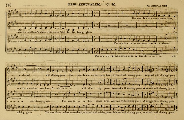 The Key-Stone Collection of Church Music: a complete collection of hymn tunes, anthems, psalms, chants, & c. to which is added the physiological system for training choirs and teaching singing schools page 118