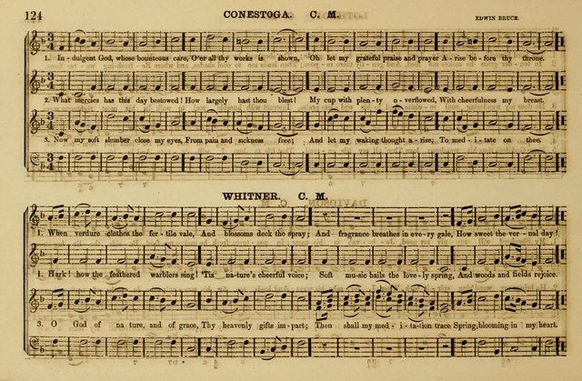 The Key-Stone Collection of Church Music: a complete collection of hymn tunes, anthems, psalms, chants, & c. to which is added the physiological system for training choirs and teaching singing schools page 124