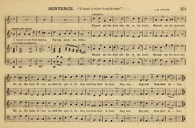 The Key-Stone Collection of Church Music: a complete collection of hymn tunes, anthems, psalms, chants, & c. to which is added the physiological system for training choirs and teaching singing schools page 251
