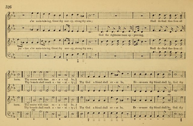The Key-Stone Collection of Church Music: a complete collection of hymn tunes, anthems, psalms, chants, & c. to which is added the physiological system for training choirs and teaching singing schools page 326