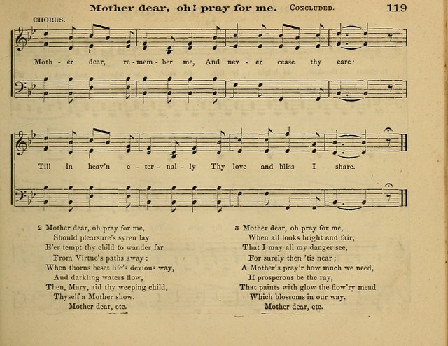 Laudis Corona: the new Sunday school hymn book, containing a collection of Catholic hymns, arranged for the principal seasons and festivals of the year page 119