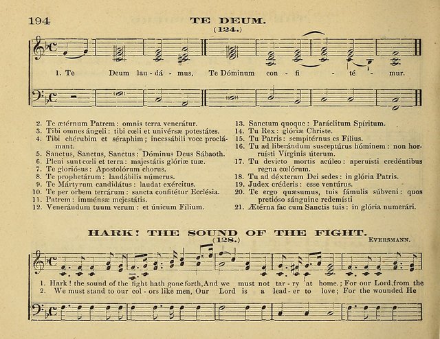 Laudis Corona: the new Sunday school hymn book, containing a collection of Catholic hymns, arranged for the principal seasons and festivals of the year page 194
